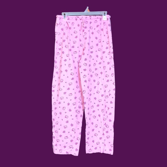 Hello Kitty PJ set. top with matching bottoms size small - Picture 5 of 6
